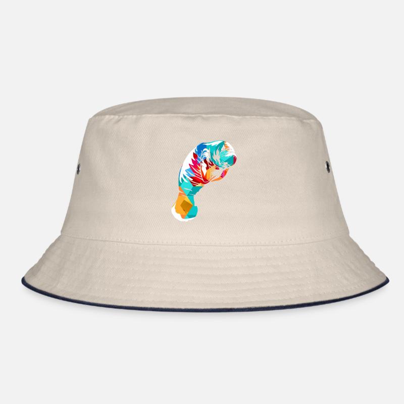 Seekuh Polygon Bucket Hat
