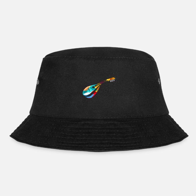 Mandoline - Bucket Hat - Schwarz