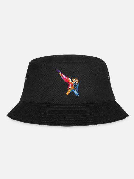 Gibbon gift - Bucket Hat - black