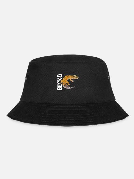 Gecko - Bucket Hat - Schwarz