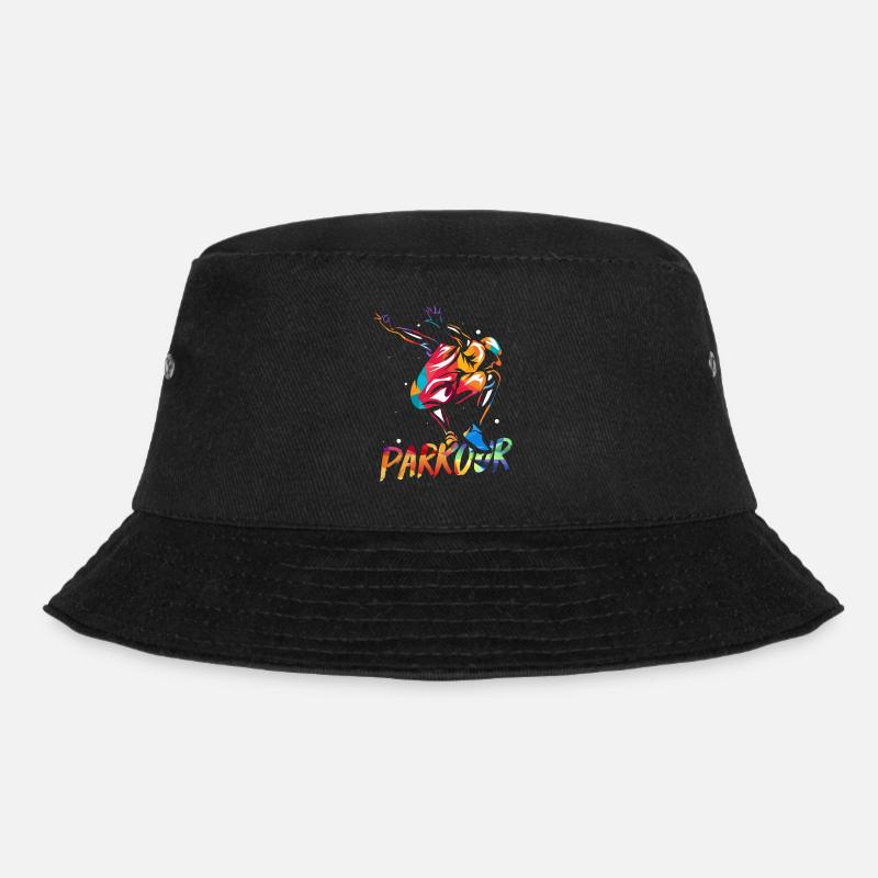 Parkour Traceur - Bucket Hat - black