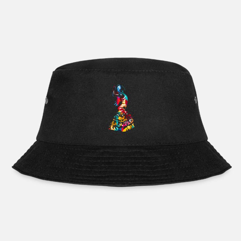 Flamenco - Bucket Hat - Schwarz