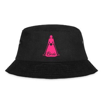 Bride - Bucket Hat - black - Front - Lela (165cm)