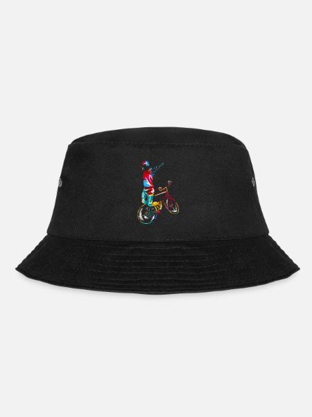 Kunstradfahren Geschenk - Bucket Hat - Schwarz
