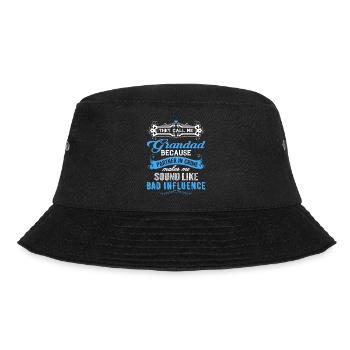 They Call Me Grandad Partner In Crime Funny - Bucket Hat - black - Front - Lela (165cm)