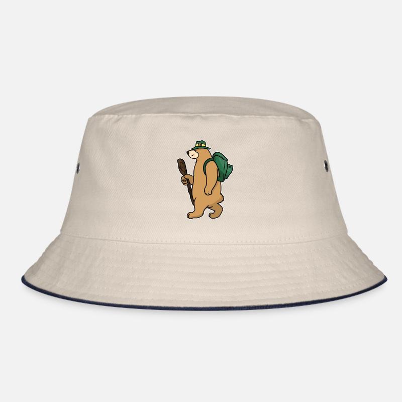Backpacker Bear Bucket Hat