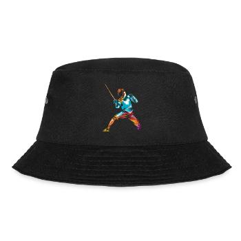 Fechten - Bucket Hat - Schwarz - Vorne - Lela (165cm)
