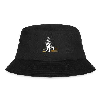 English Springer Spaniel - Bucket Hat - black - Front - Lela (165cm)