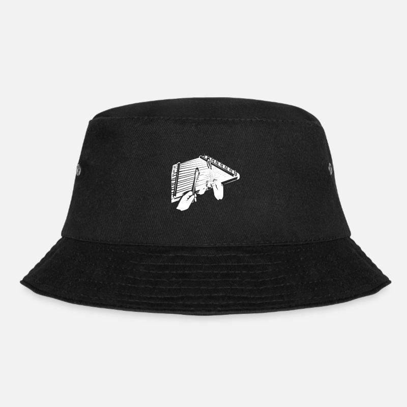 Hackbrett (Hackbrett) - Bucket Hat - Schwarz