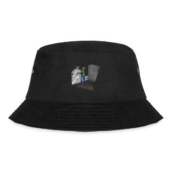 Plasterer cleaning work - Bucket Hat - black - Front - Lela (165cm)
