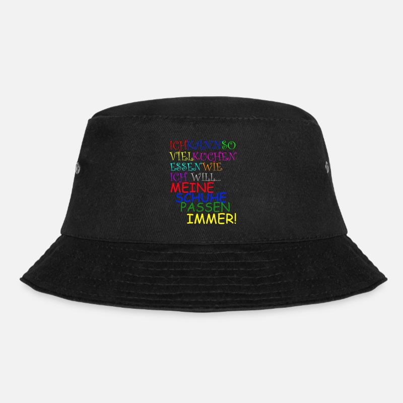 KUCHEN - Bucket Hat - Schwarz