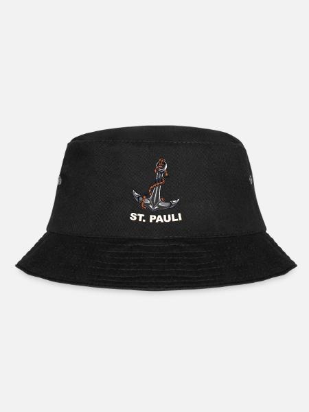 St. Pauli | anchor - Bucket Hat - black