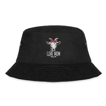 Goat Mom Bandana Face - Bucket Hat - Schwarz - Vorne - Lela (165cm)