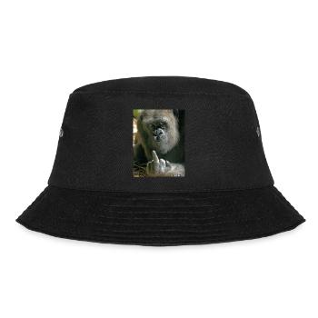 Funny Gorilla - Bucket Hat - black - Front - Lela (165cm)