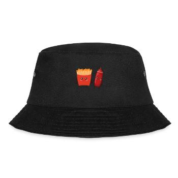 Couple offre des frites Ketchup sucré Funny - Bob - noir - Devant - Lela (165cm)