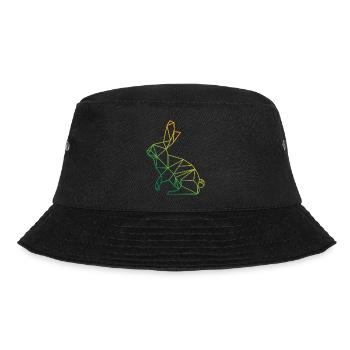 Hare wilderness abstract - Bucket Hat - black - Front - Lela (165cm)
