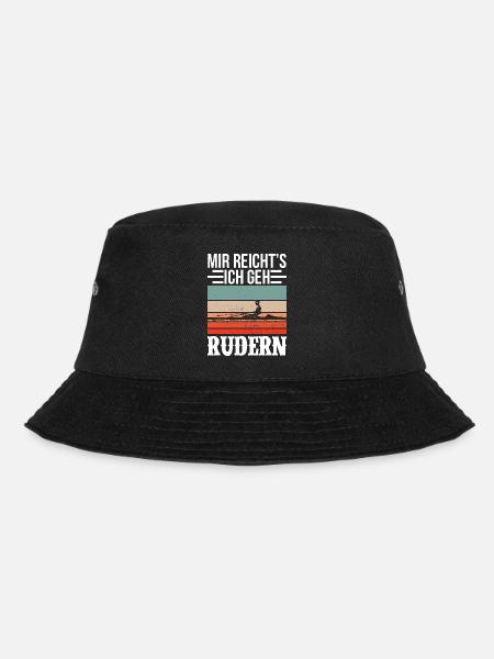 Mir Reicht's Ich Geh Rudern Geschenk Ruderer - Bucket Hat - Schwarz