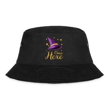 Oma Hexe Geschenk Familie - Bucket Hat - Schwarz - Vorne - Lela (165cm)
