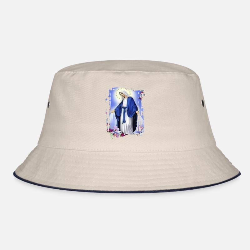 Holly Mary Maria Madonna Mariana Virgin Mary Bucket Hat