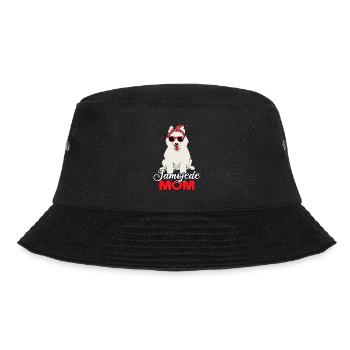 Samojede Mom Hundehalterin Hundebesitzerin - Bucket Hat - Schwarz - Vorne - Lela (165cm)