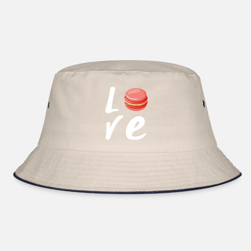 Love Macaron strawberry - Kitchen Gift Bucket Hat