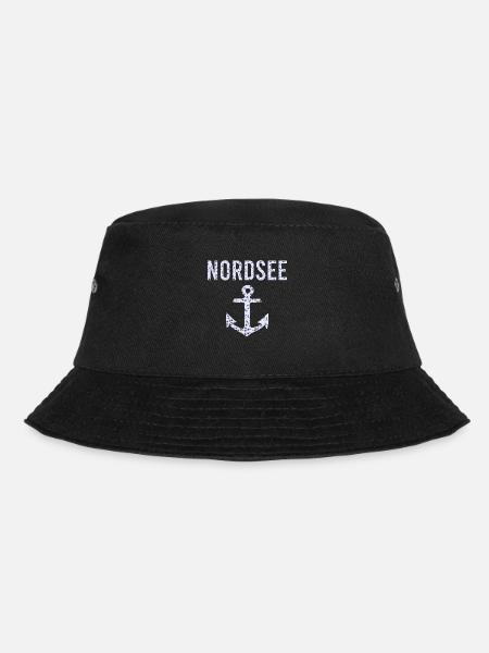 Nordsee - Bucket Hat - Schwarz