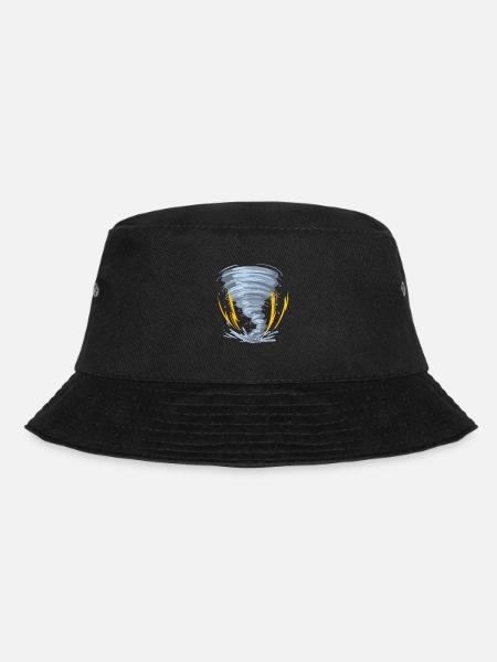 Hurricane Natural Disaster Tornado Hurricane - Bucket Hat - black