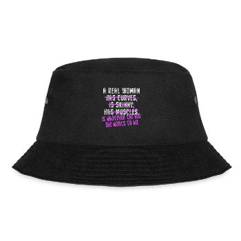 A Real Woman Is Whatever She Wants To Be Feminist - Bob - noir - Devant - Lela (165cm)
