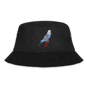 Perruche bleu oiseau oiseau de compagnie idée cadeau - Bob - noir - Devant - Lela (165cm)