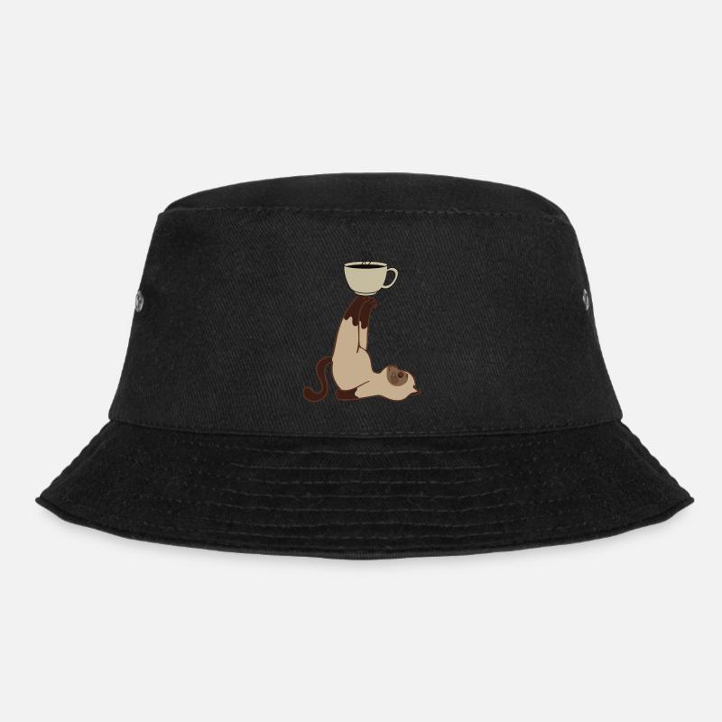 Cat Café Cat Coffee Yoga - Bob - noir