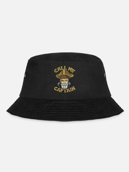 CALL ME CAPTAIN - Bucket Hat - Schwarz