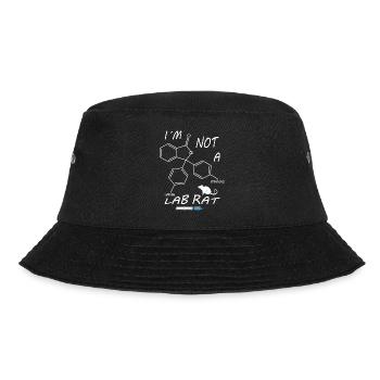 I'm not a lab rat - Bucket Hat - black - Front - Lela (165cm)