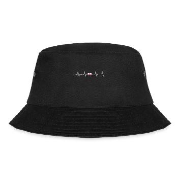 England Engländer Engländerin Englisch Flagge - Bucket Hat - Schwarz - Vorne - Lela (165cm)