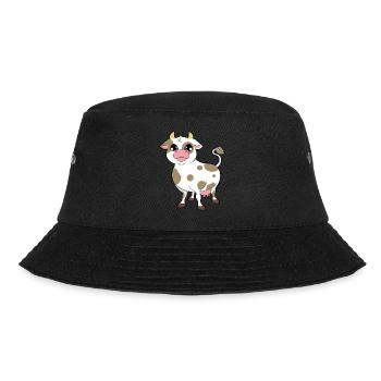 cow - Bucket Hat - black - Front - Lela (165cm)