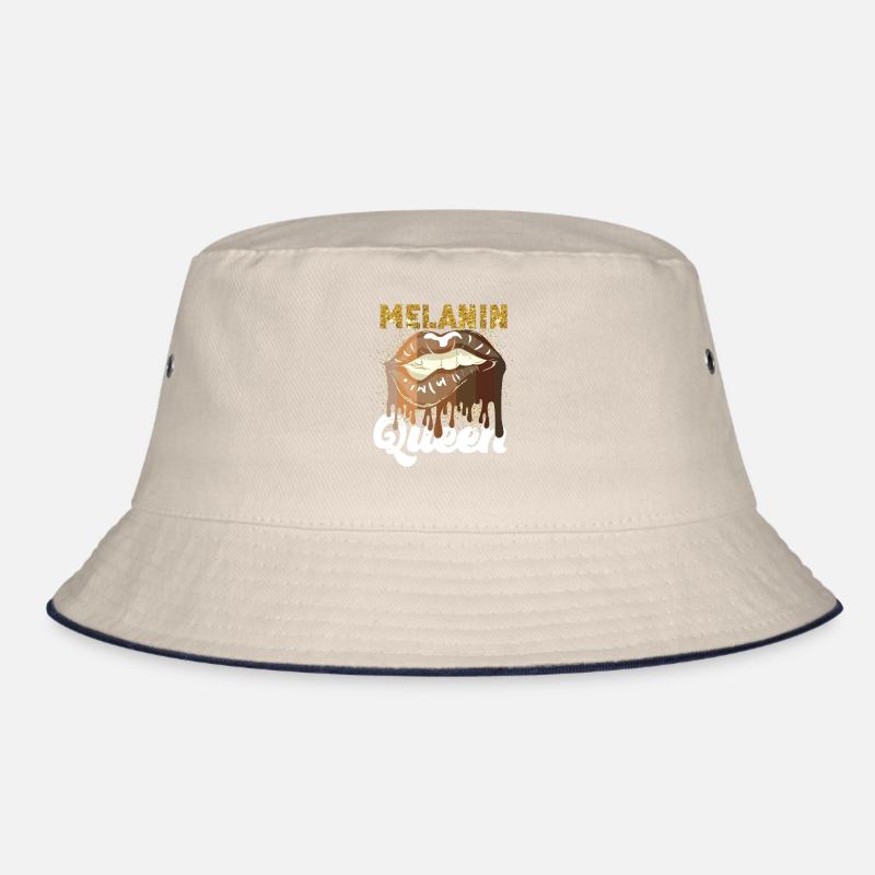 Black Pride Melanin Queen Lips Bucket Hat
