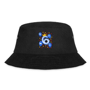 6ème anniversaire jeunes ballons de couronne étoiles - Bob - noir - Devant - Lela (165cm)