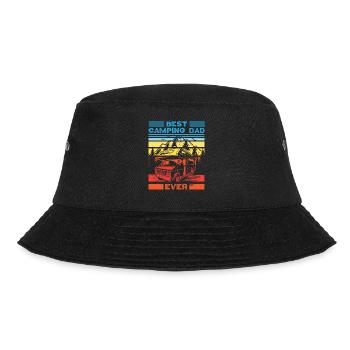 Best Camping Dad Ever Motorhome - Bucket Hat - Schwarz - Vorne - Lela (165cm)