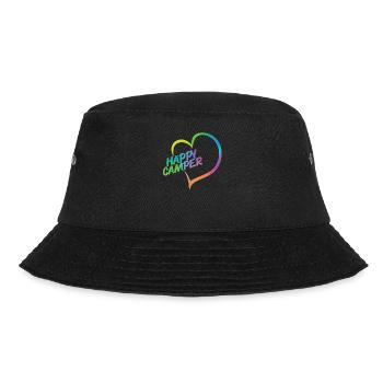 Camping Watercolor Heart Happy - Bob - noir - Devant - Lela (165cm)