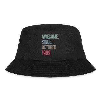 Awesome Since October 1999 - Bucket Hat - black - Front - Lela (165cm)