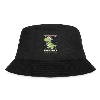 Tree-Rex lustiger Dinosaurier Wortspiel T-Rex - Bucket Hat - Schwarz - Vorne - Lela (165cm)