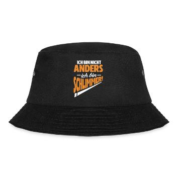 Ich bin nicht anders - Ich bin schlimmer! Design - Bucket Hat - Schwarz - Vorne - Lela (165cm)