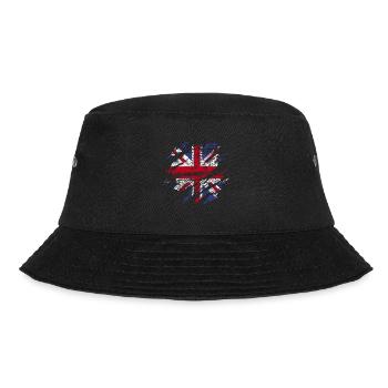 Großbritannien - Bucket Hat - Schwarz - Vorne - Lela (165cm)