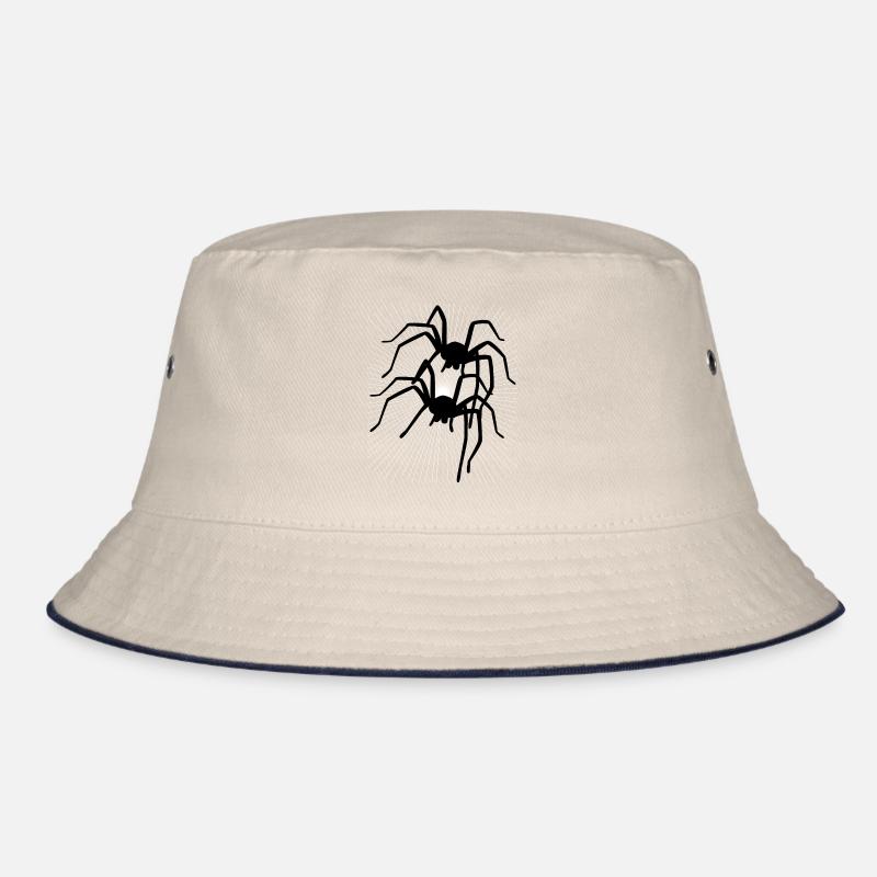 Spider Spiders Animals Crawling Disgust Horror Bucket Hat