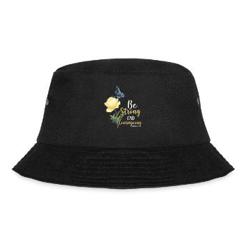Christian Bible Verse Quote - Bucket Hat - black - Front - Lela (165cm)
