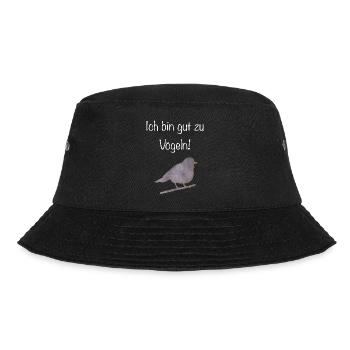 Ich bin gut zu vögeln! - Bucket Hat - Schwarz - Vorne - Lela (165cm)