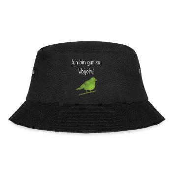 Ich bin gut zu vögeln! - Bucket Hat - Schwarz - Vorne - Lela (165cm)
