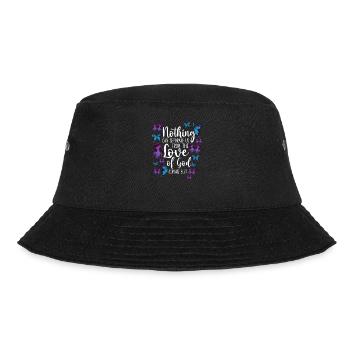 Christian Bible Verse Quote - Bucket Hat - black - Front - Lela (165cm)