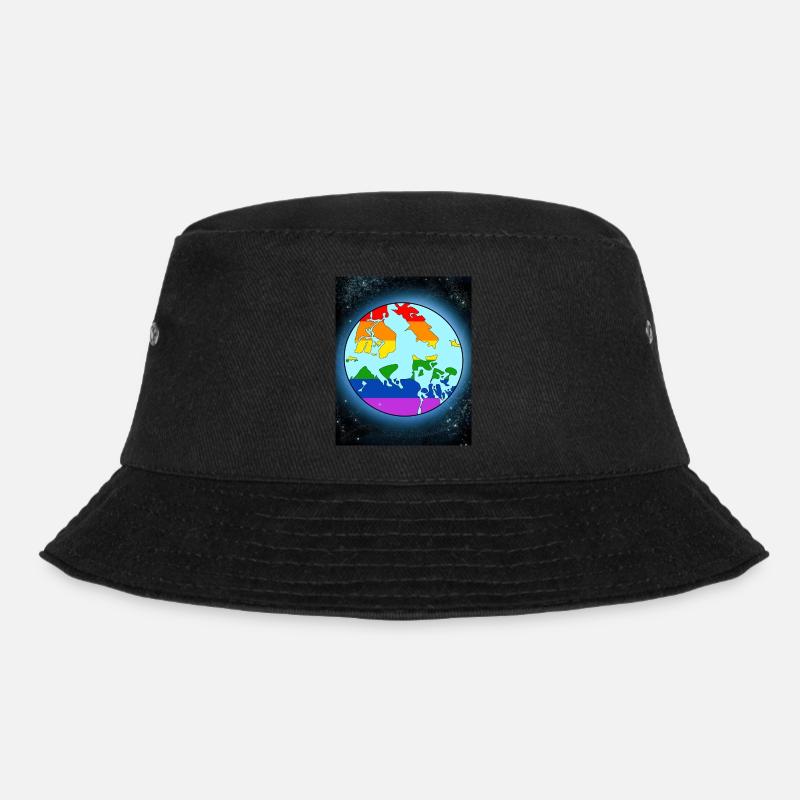 Lgbtq World - Bucket Hat - black
