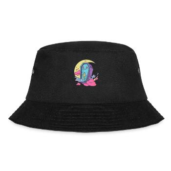 Kawaii Pastel Couleurs Gothique mignon goth Cercueil - Bob - noir - Devant - Lela (165cm)