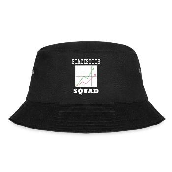 Statistik-Analyst Datenmanager Statistiker - Bucket Hat - Schwarz - Vorne - Lela (165cm)